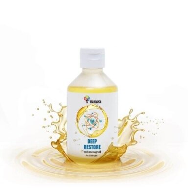 Kūno masažo aliejus DEEP RESTORE, Verana, BEKVAPIS, 250ml Kūno masažo aliejus DEEP RESTORE, Verana, BEKVAPIS, 250ml