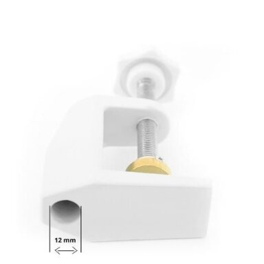 Holder for lamps-magnifiers, white color
