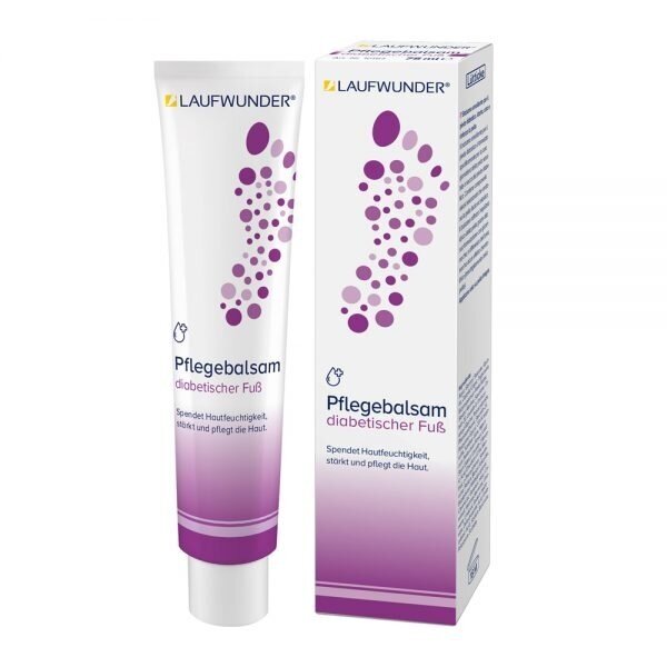 Laufwunder Pflegebalsam, balzamas diabetinių pėdų priežiūrai, 75 ml Laufwunder Pflegebalsam, balzamas diabetinių pėdų priežiūrai, 75 ml
