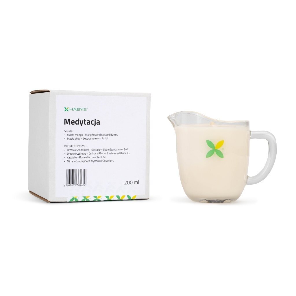 Masažo žvakė Meditation, 200ml HABYS