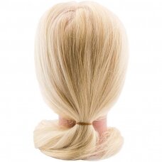 Manekeno galva Ruijia su 50 % sintetiniais ir 50 % natūraliais šviesiais plaukais, ilgis nuo 55-60 cm, 165 g plaukų