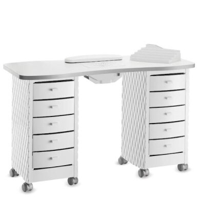 Manicure table with vacuum cleaner Decor Double Vented (Italy)