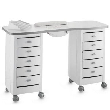 Manicure table with dust extractor Zippy Double Vented (Italy)
