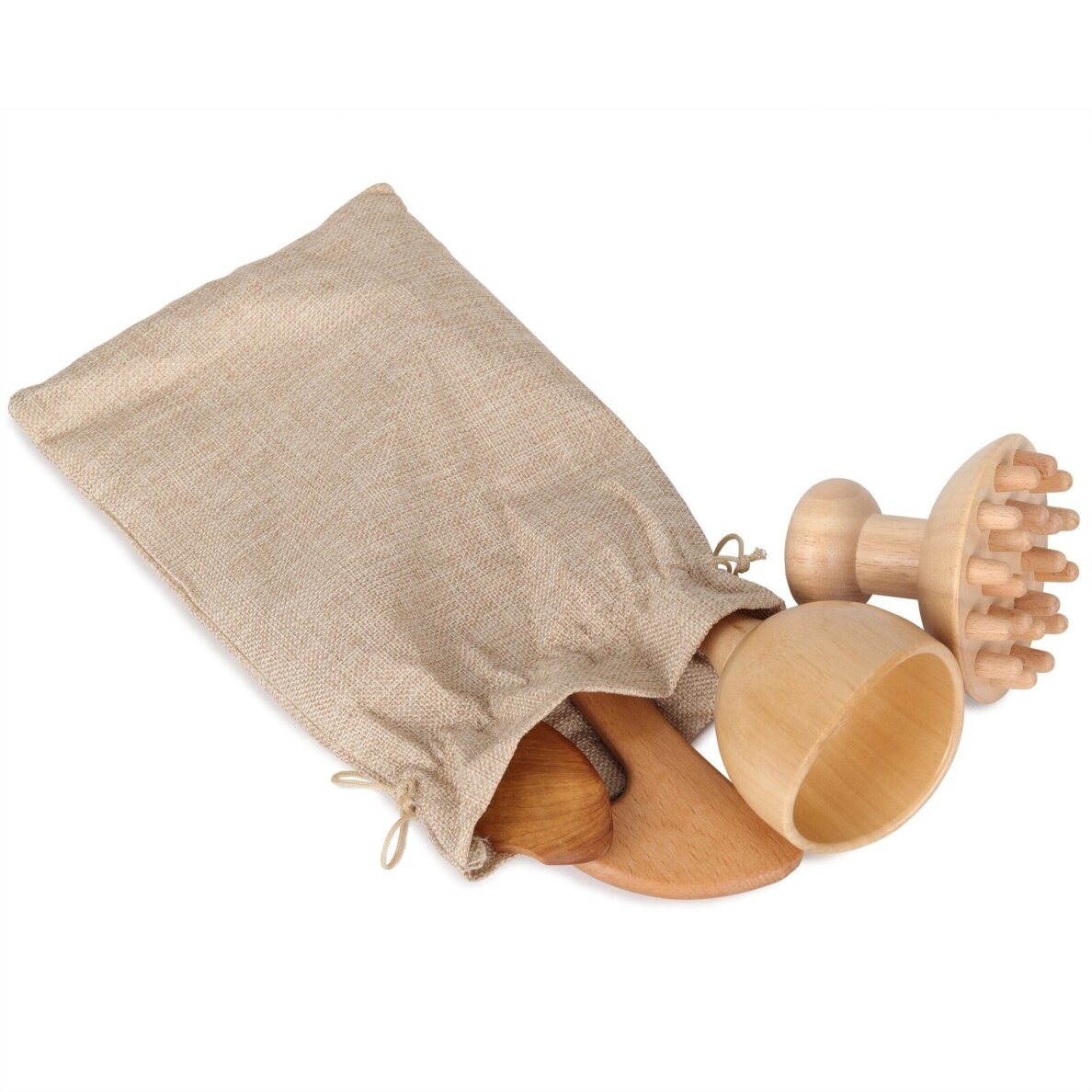 Wooden massage tool set 4pcs. Habys 1 Wooden massage tool set 4pcs. Habys 1