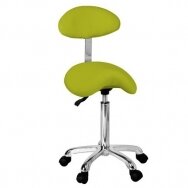 Meistro kėdutė, balno formos, Weelko Organic+, žalios sp.
