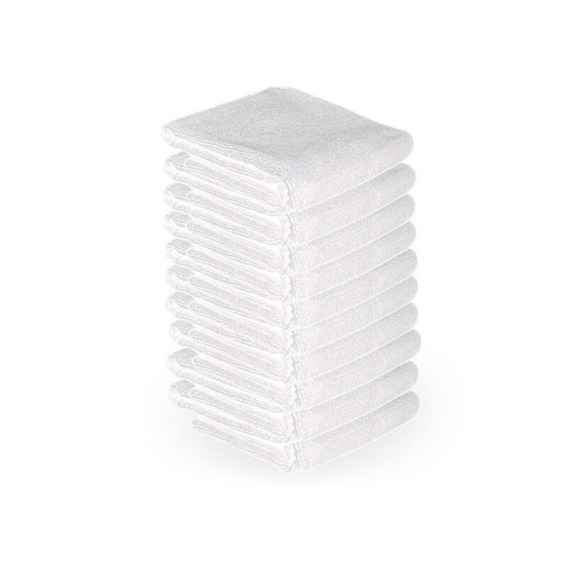 Microfiber towels, white sp. Microfiber towels, white sp.