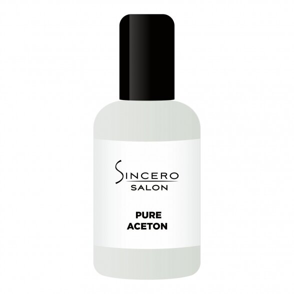 Nagų lako Acetonas Sincero Salon Pure Aceton, 50ml Nagų lako Acetonas Sincero Salon Pure Aceton, 50ml