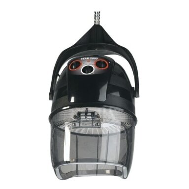 Plaukų džiovinimo gaubtas STAR 2000, 1100W, juodas Plaukų džiovinimo gaubtas STAR 2000, 1100W, juodas