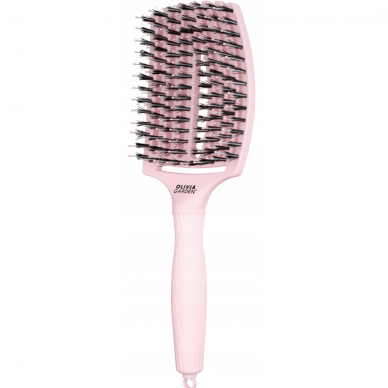 Plaukų šepetys Olivia Garden Finger Brush L dydis rožinės sp.