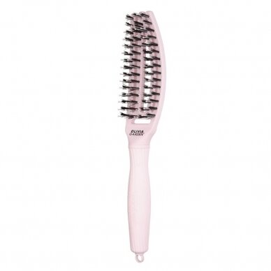 Plaukų šepetys Olivia Garden Finger Brush S dydis rožinės sp.