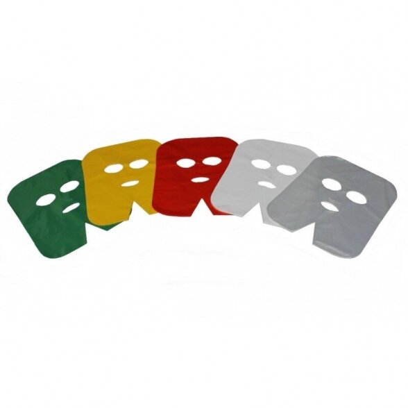 Polyethylene masks for cosmetic procedures 100 pcs., transparent sp. Polyethylene masks for cosmetic procedures 100 pcs., transparent sp.