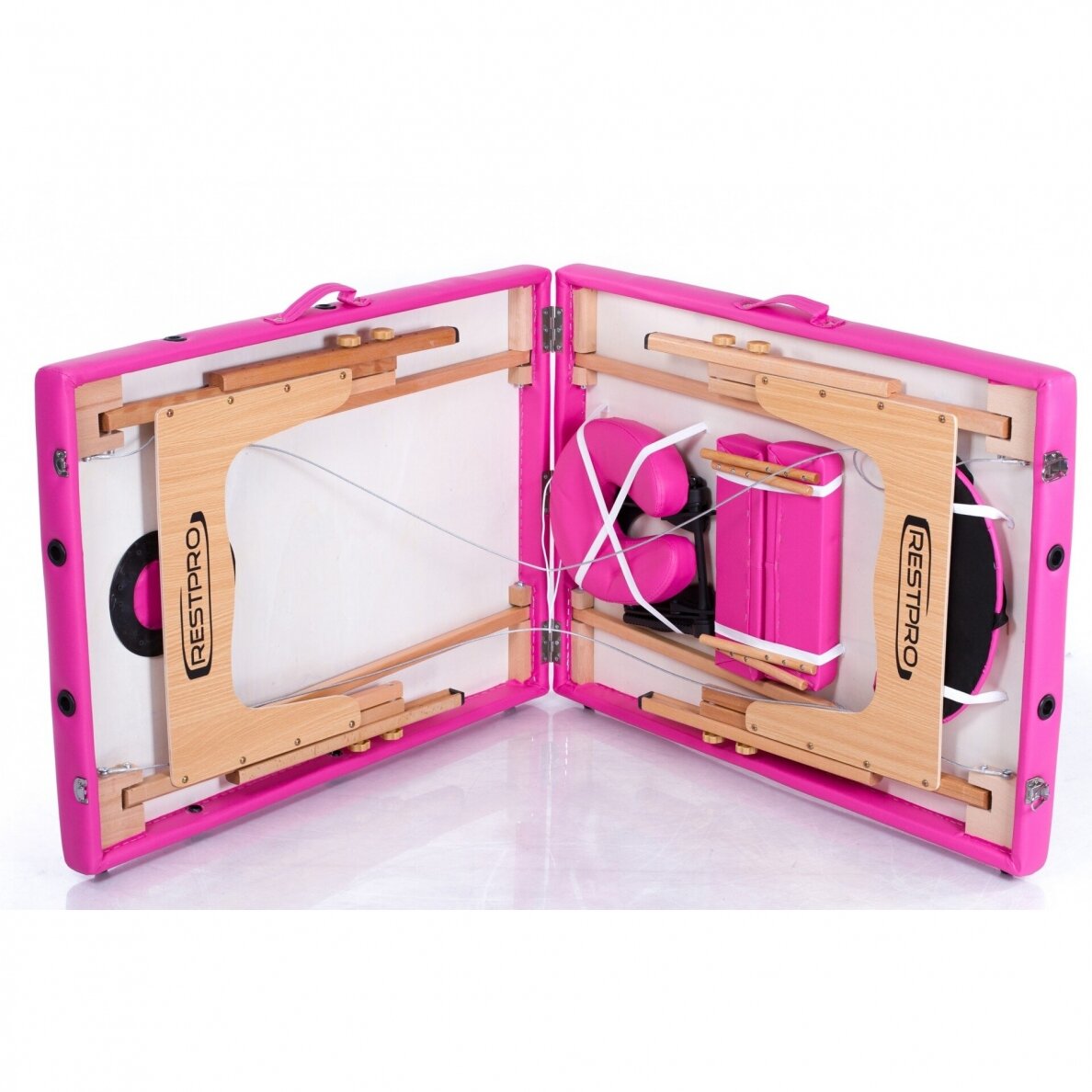 RESTPRO® Classic-2 Pink folding massage table 4 RESTPRO® Classic-2 Pink folding massage table 4