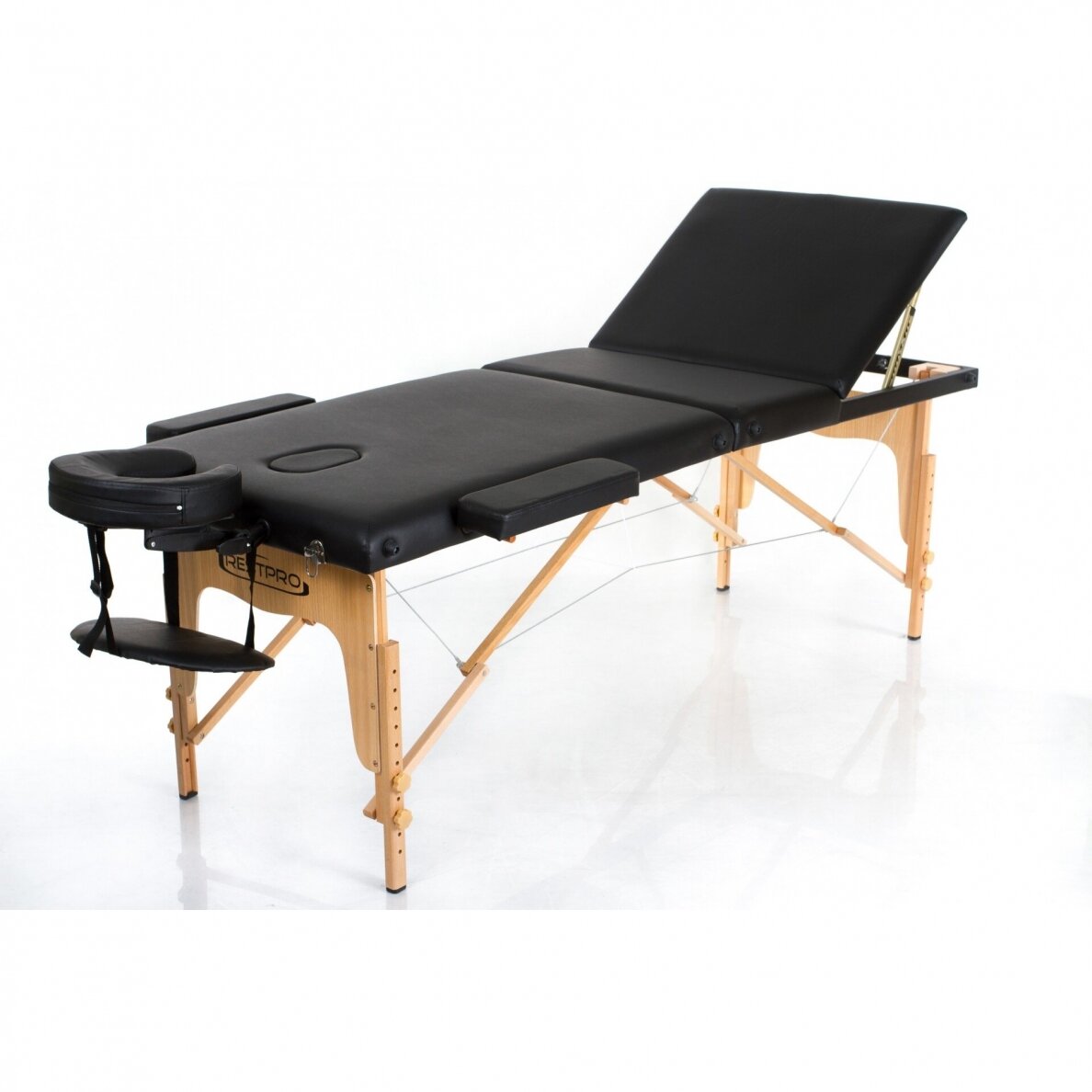 RESTPRO® Classic-3 Черный складной массажный стол RESTPRO® Classic-3 Черный складной массажный стол