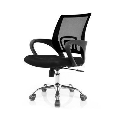 Registratūros kėdė COMFORT 66, juodos sp.