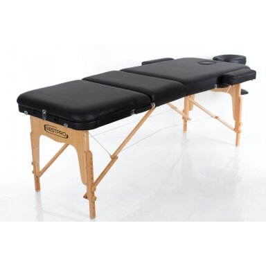 RESTPRO® VIP 3 BLACK sulankstomas masažo stalas RESTPRO® VIP 3 BLACK sulankstomas masažo stalas