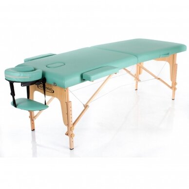 RESTPRO® Classic-2 Blue-green sulankstomas masažo stalas 5