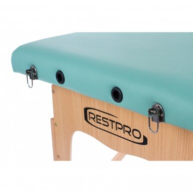 RESTPRO® Classic-2 Blue-green sulankstomas masažo stalas 7