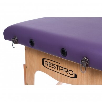 RESTPRO® Classic-2 Purple sulankstomas masažo stalas 3