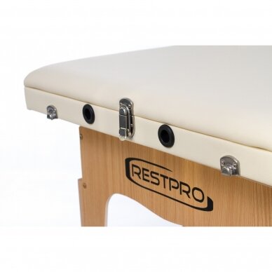RESTPRO® Classic-3 Cream sulankstomas masažo stalas 7