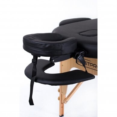 RESTPRO® Classic Oval 2 Black sulankstomas masažo stalas