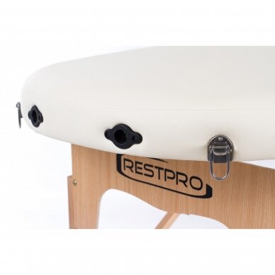 RESTPRO® Classic Oval 2 Cream sulankstomas masažo stalas 3