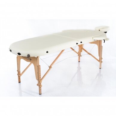 RESTPRO® Classic Oval 2 Cream sulankstomas masažo stalas