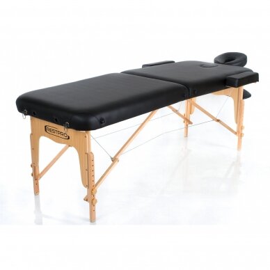 RESTPRO® Classic Oval 3 Black masažo stalas
