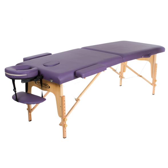 RESTPRO® Classic-2 Purple sulankstomas masažo stalas RESTPRO® Classic-2 Purple sulankstomas masažo stalas