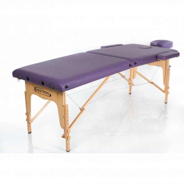 RESTPRO® Classic-2 Purple sulankstomas masažo stalas 10 RESTPRO® Classic-2 Purple sulankstomas masažo stalas 10