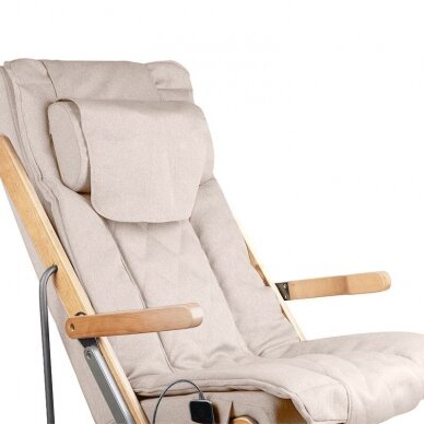 SAKURA RELAX sulankstoma kėdė su masažo funkcija, rudos sp. 3