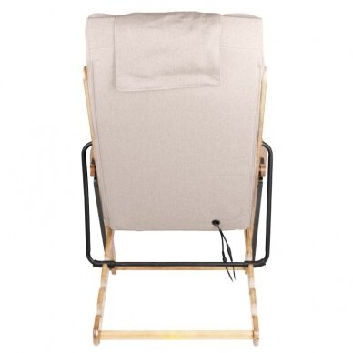 SAKURA RELAX sulankstoma kėdė su masažo funkcija, rudos sp. 4