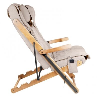 SAKURA RELAX sulankstoma kėdė su masažo funkcija, rudos sp. 5