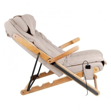 SAKURA RELAX sulankstoma kėdė su masažo funkcija, rudos sp. 7
