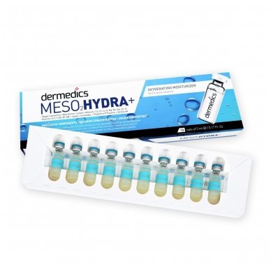 Serumas kapsulėje Dermedics MESO HYDRA+, 5 ml