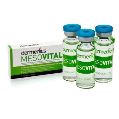 Serumas kapsulėje Dermedics Mesovital, 5 ml
