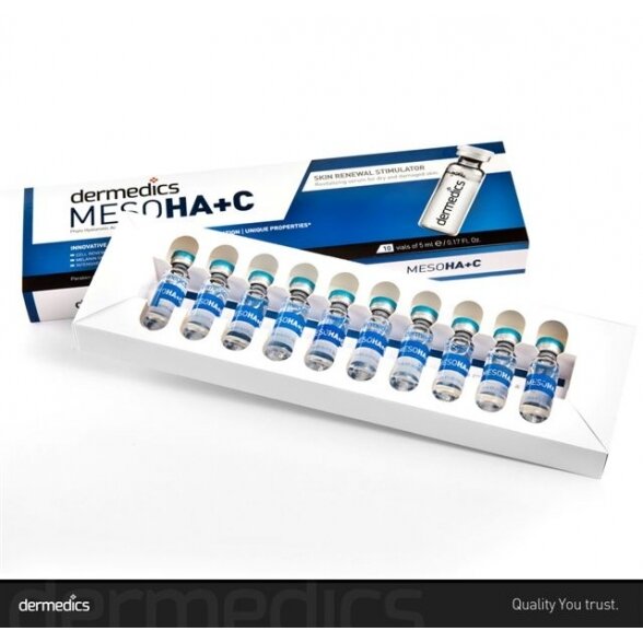 Сыворотка в капсуле Dermedics Meso HA+C, 5 мл 1 Сыворотка в капсуле Dermedics Meso HA+C, 5 мл 1