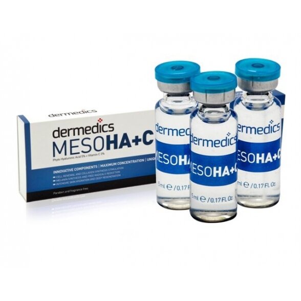 Сыворотка в капсуле Dermedics Meso HA+C, 5 мл Сыворотка в капсуле Dermedics Meso HA+C, 5 мл