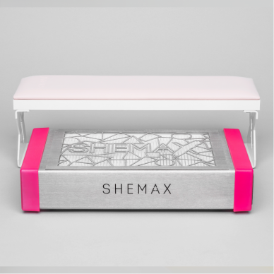 SheMax Luxury porankis manikiūrui, rausva-balta sp. 2