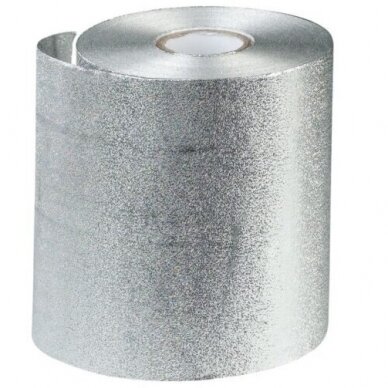 SIBEL ALUFOIL aliuminio folija su neslystančiu reljefu, ritinys 12 cm x 100m, pilkos sp.