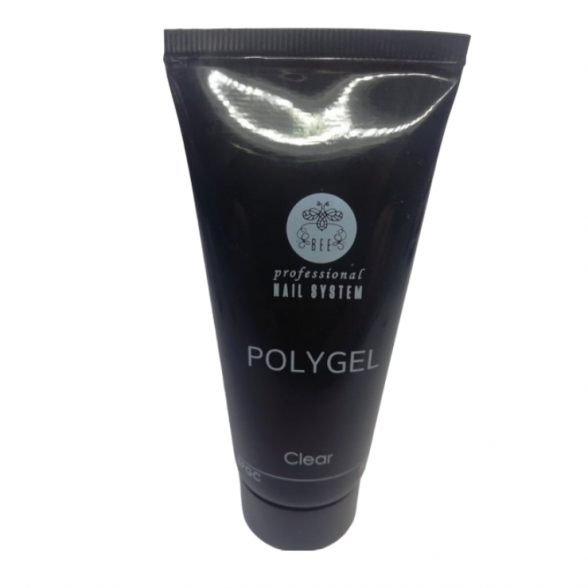 Skaidrus CLEAR POLYGELIS nagams, 50 ml Skaidrus CLEAR POLYGELIS nagams, 50 ml