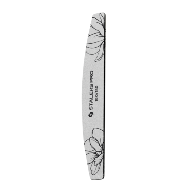 Staleks mineral nail file crescent shape Expert 40 180/240 grit 1pc