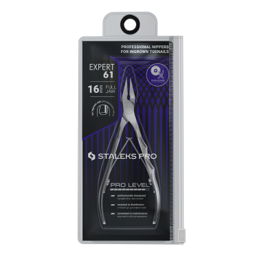 STALEKS Professional ingrown toenail nippers EXPERT 61, 16mm