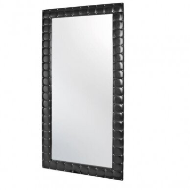 Stilingas kirpyklos veidrodis MOON, juodos sp.