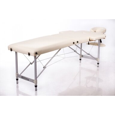 Folding massage table - couch RESTPRO® ALU 2 (L) Cream