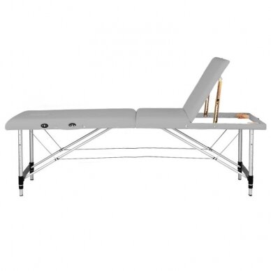 Sulankstomas 3 dalių masažo stalas KOMFORT 3, pilkos spalvos 2