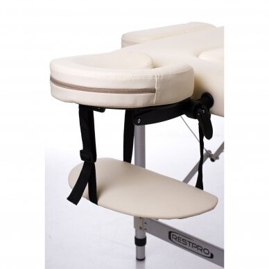 Sulankstomas masažo stalas – kušetė RESTPRO® ALU 2 (M) Cream 9