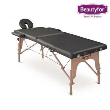 Sulankstomas masažo stalas su mediniu rėmu Beautyfor 2