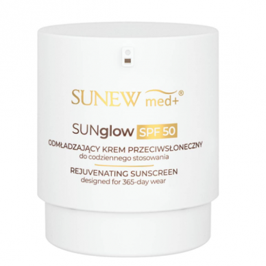 Sunewmed+ SUN glow SPF50 veido kremas, 80ml