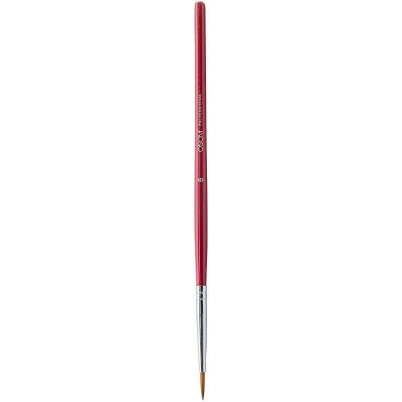 Teptukas nagų dailei Osom Professional Art Brush, 6 dydžio Teptukas nagų dailei Osom Professional Art Brush, 6 dydžio