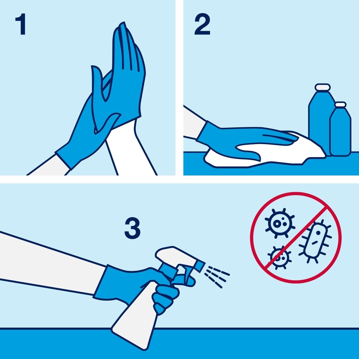 Tork wet wipes for cleaning surfaces 3